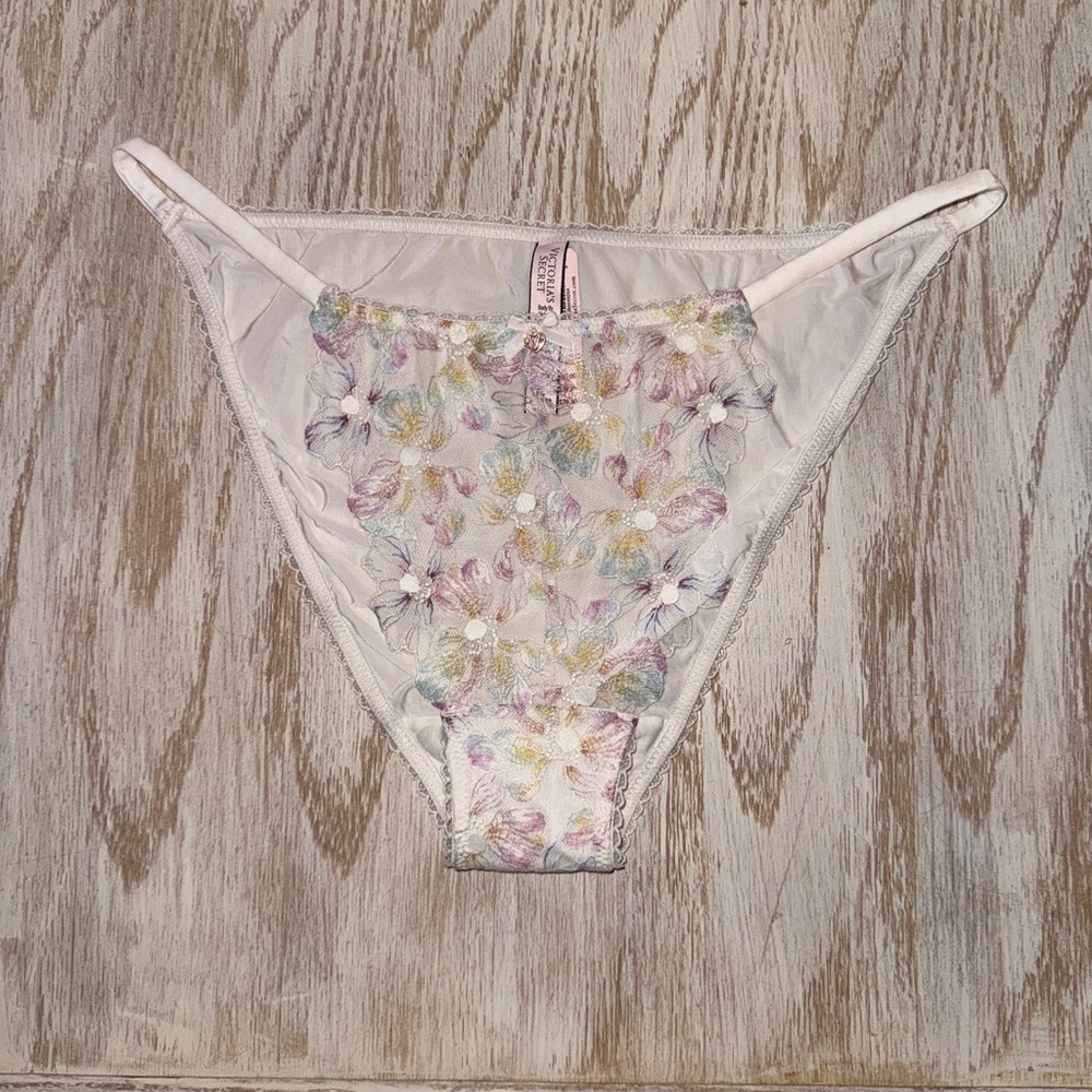 Victoria Secret Lace Silk Panty
